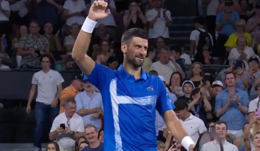 Novak Djokovic wins at Brisbane